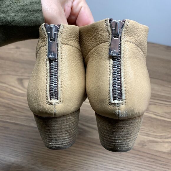 Officine Creative Women's Leather Block Sandals Heels Neutral Color 8 - Picture 5 of 12